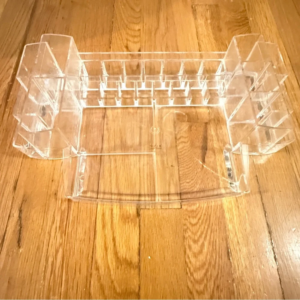Pre-owned Bino Compartment Acrylic Cosmetic Makeup Organizer Tray Storage